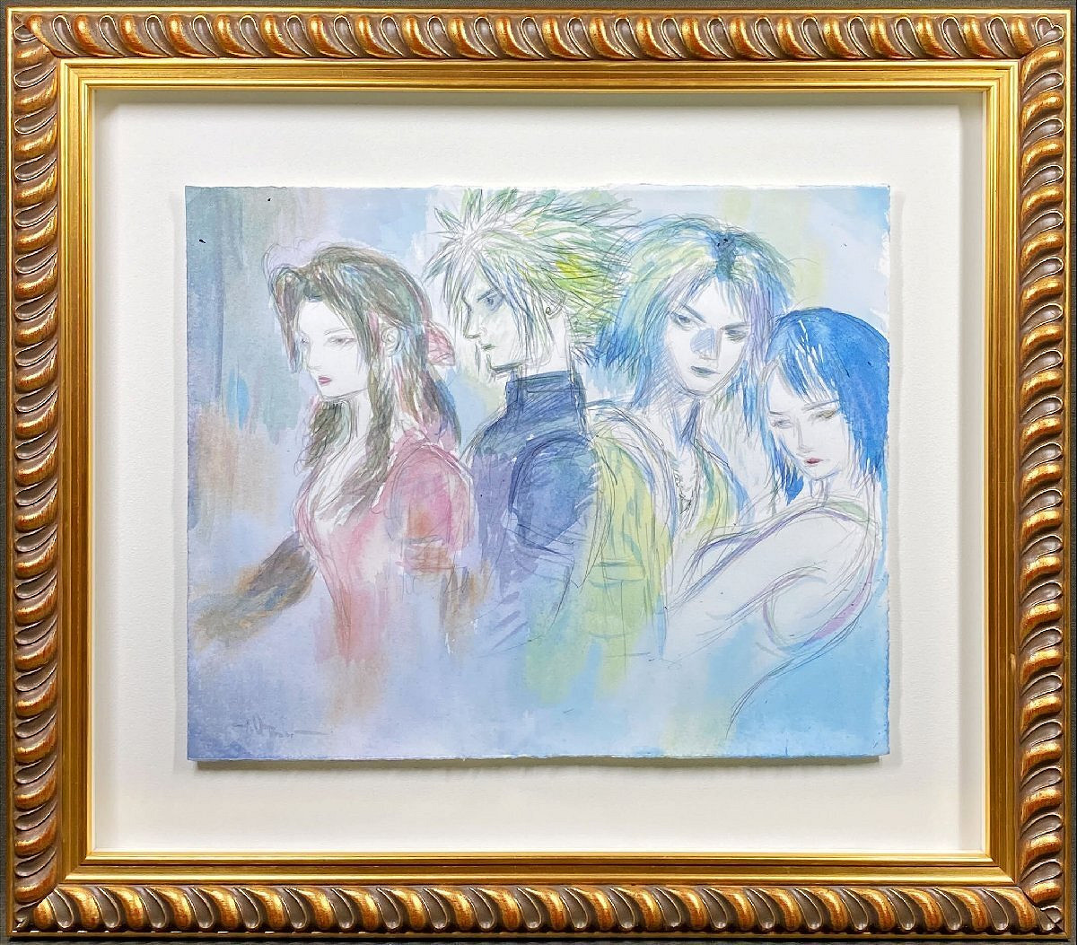 天野喜孝親繪《最終幻想》畫作被拍賣：超100萬日元！