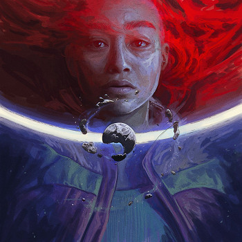 尼爾轉發《星際：異端先知》插畫：宇宙和光頭融合！