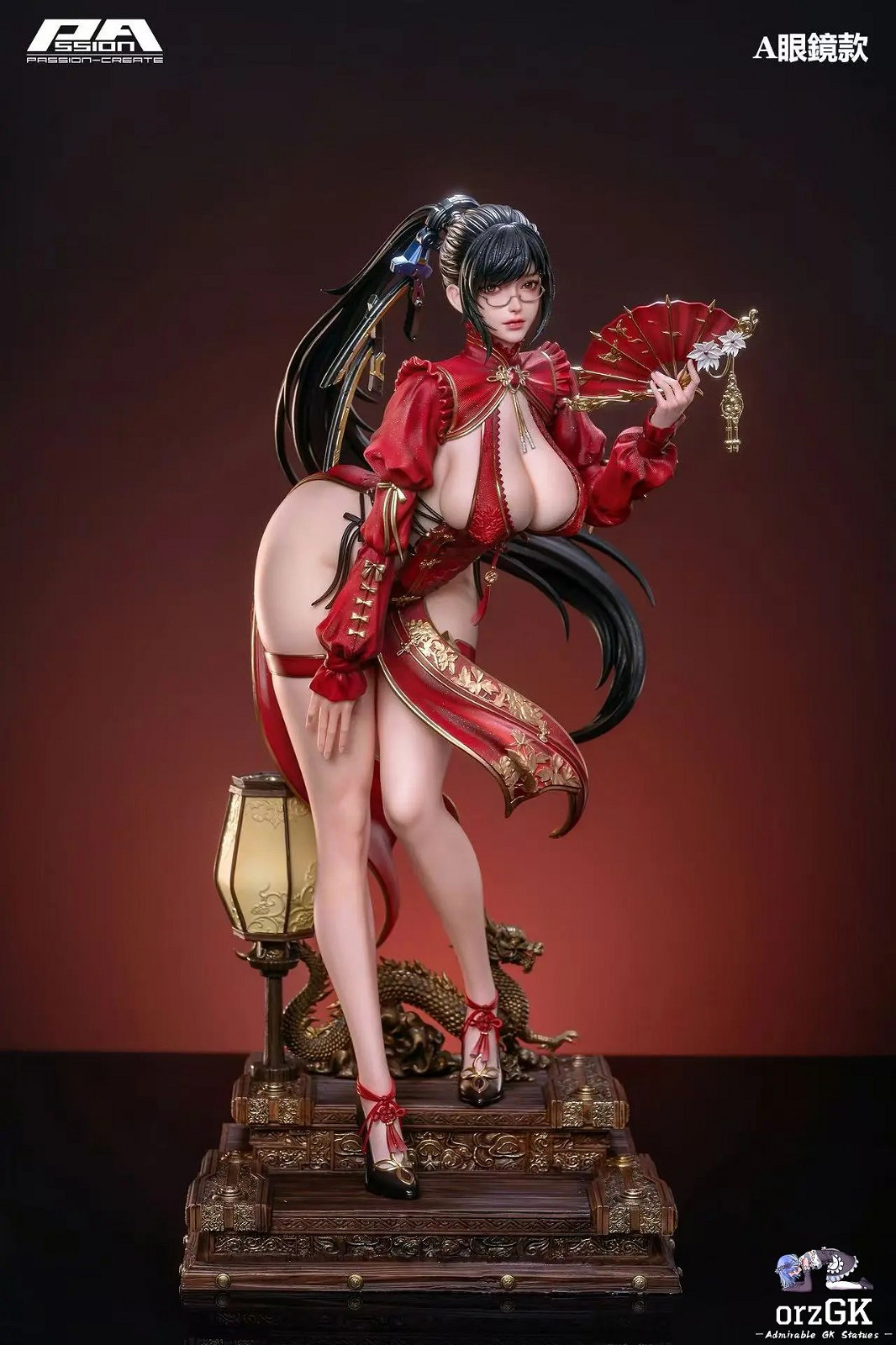 《劍星》伊芙紅色旗袍雕像絕美亮相！這大雷誰頂得住