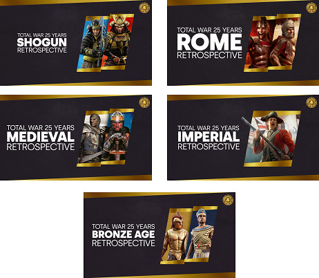 “全面戰爭25周年特賣”進行中，全場低至2折！系列介紹宣傳片同步公開