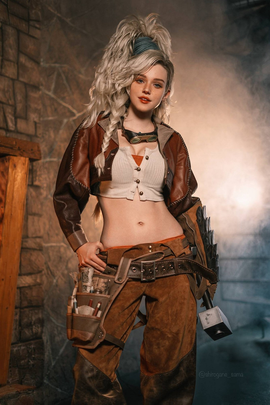 熱辣身材! 俄羅斯模特高還原度cos《怪獵荒野》傑瑪 熱辣身材! 俄羅斯模特高還原度cos《怪獵荒野》傑瑪