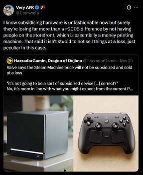 Steam才是印鈔機！拉瑞安發行總監建議V社虧本賣硬體