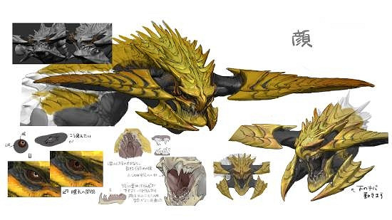 下巴原型竟是它！《怪獵獵人：荒野》煌雷龍設計公開