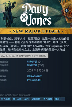 背刺玩家！Steam特別好評遊戲更新後存檔直接清零？