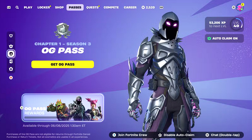 《堡壘之夜》第七章節啟動！四大熱門模式暫時下架