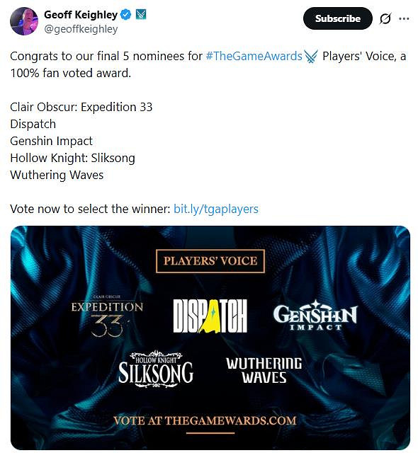 對手實力太強!《超英派遣中心》入圍TGA強敵環伺! 對手實力太強!《超英派遣中心》入圍TGA強敵環伺!