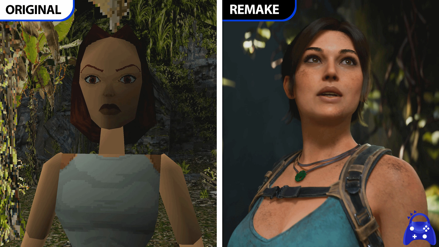 《古墓奇兵》重製版與原版對比：豐胸翹臀更性感了！