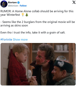 《堡壘之夜》將來有可能連動《小鬼當家》？傳聞僅涉及皮膚