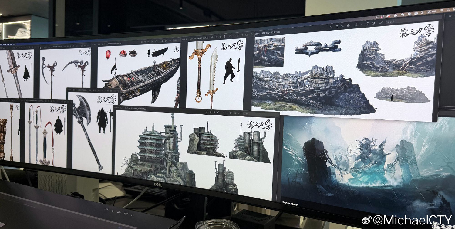 《影之刃零》概念設定圖公開：角色服裝獨特、超帥武器