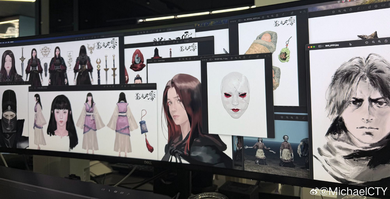 《影之刃零》概念設定圖公開：角色服裝獨特、超帥武器