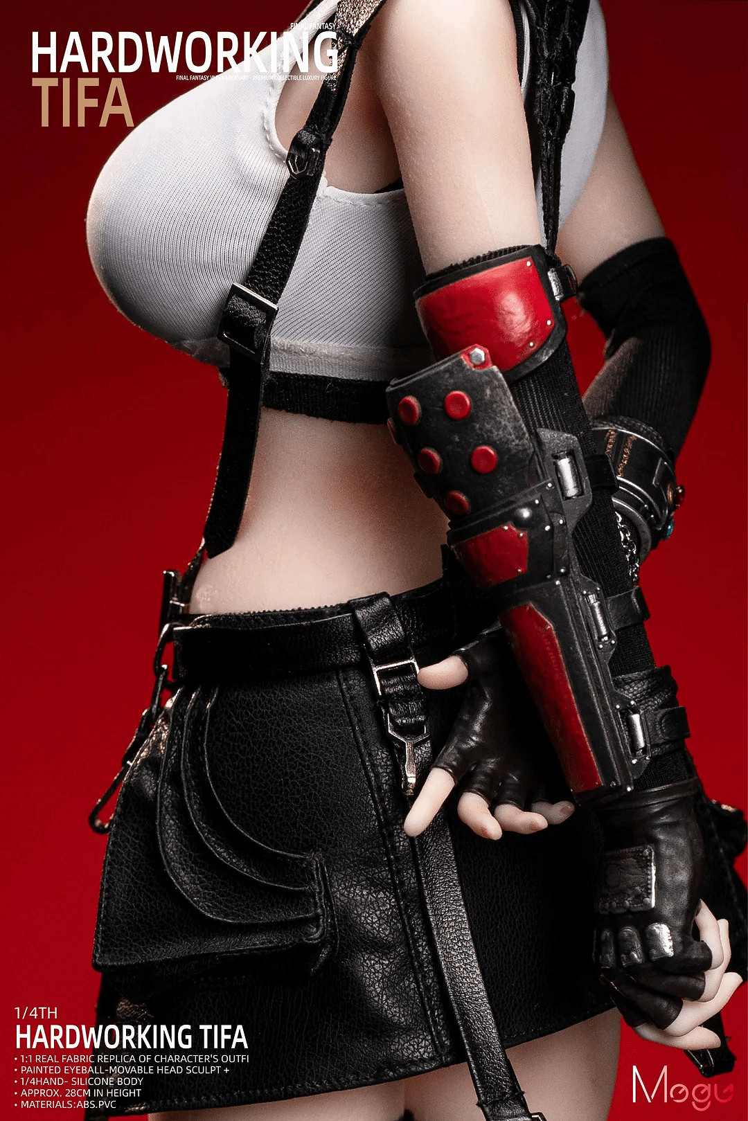 收藏黨狂喜!FF7蒂法1/4可動模型:細節還原到發絲 收藏黨狂喜!FF7蒂法1/4可動模型:細節還原到發絲