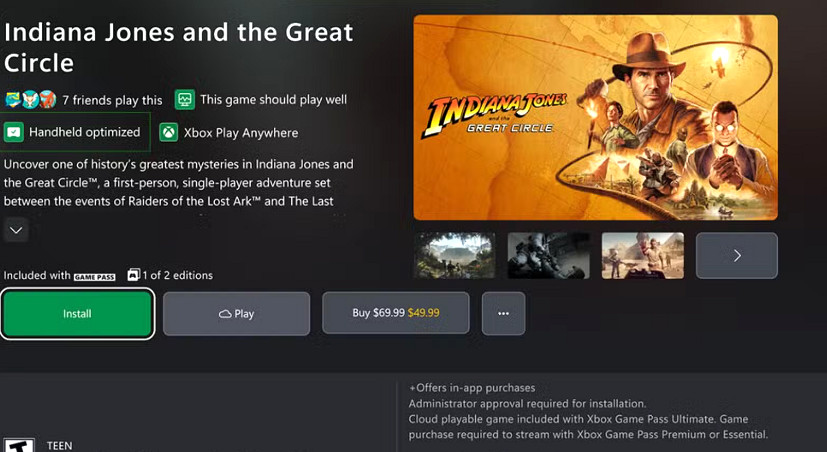 Xbox更新上線：移動端新增商店頁面與掌機相容標識