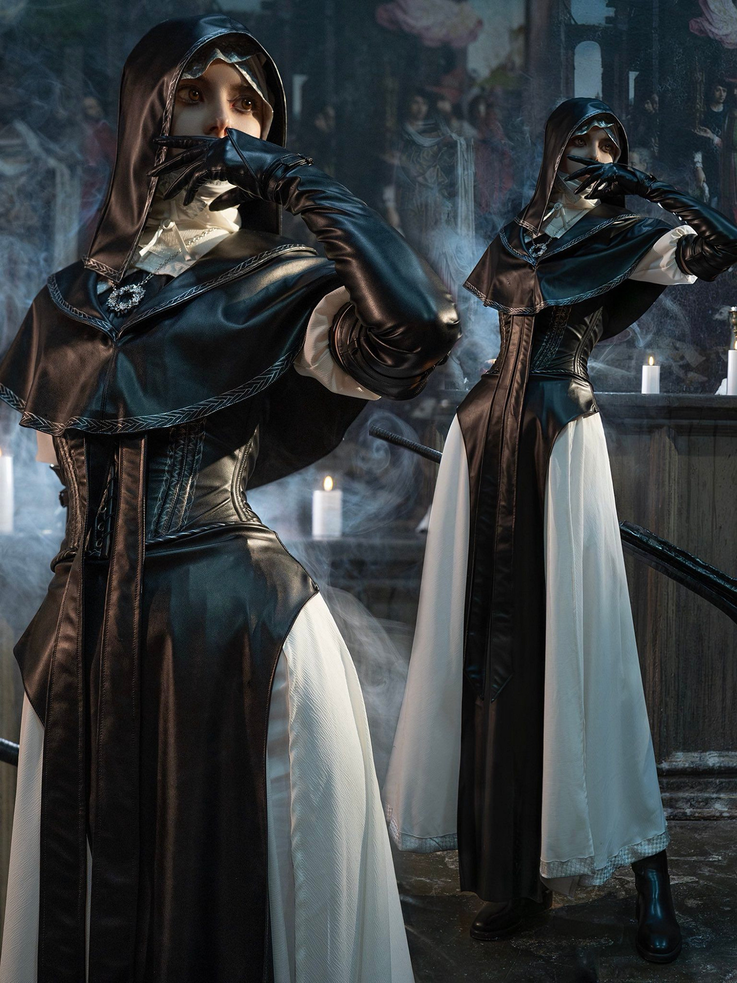 《艾爾登法環 黑夜君臨》修女cos：纖纖細腰 氛圍感封神！