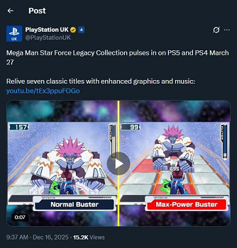 《流星洛克人 完美合集》發售日泄露：2026年3月發售！