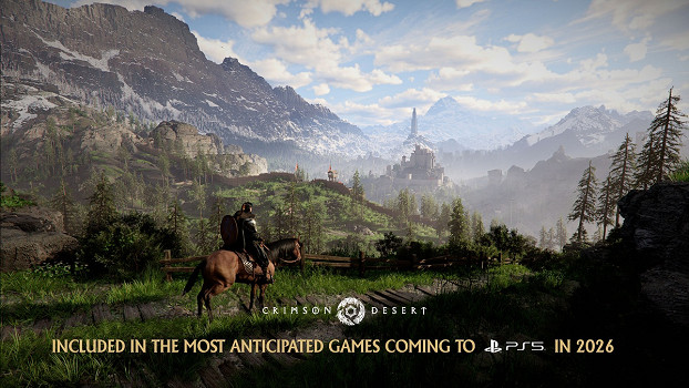 《紅色沙漠》獲評“2026年即將登陸PlayStation 5的精彩遊戲”