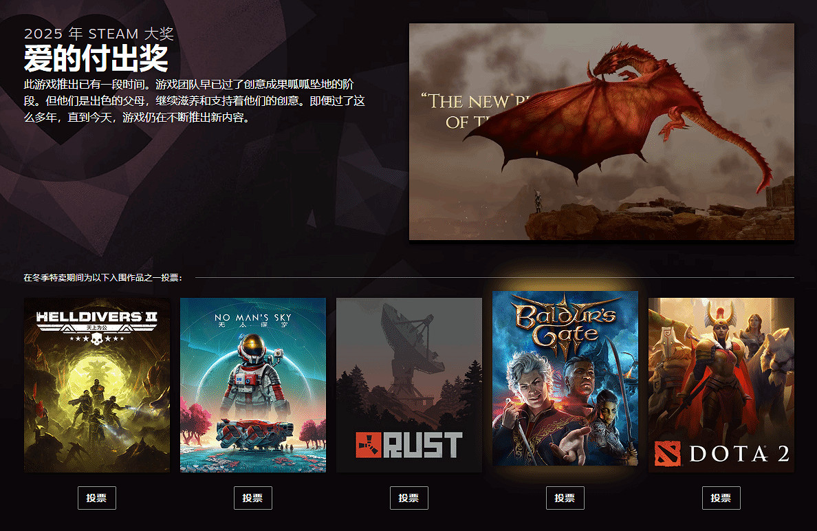 Steam大獎提名公開：《光與影》《天國拯救2》等入圍