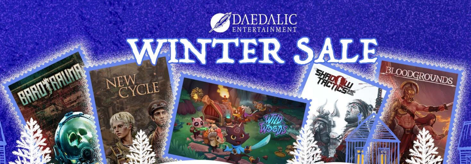 獨遊發行商Daedalic 攜多元類型作品亮相 Steam 冬季特賣 獨遊發行商Daedalic 攜多元類型作品亮相 Steam 冬季特賣