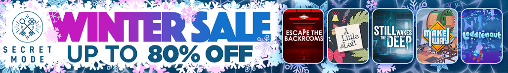 Steam冬促開啟！“秘密模式”帶來獨立遊戲驚人折扣！