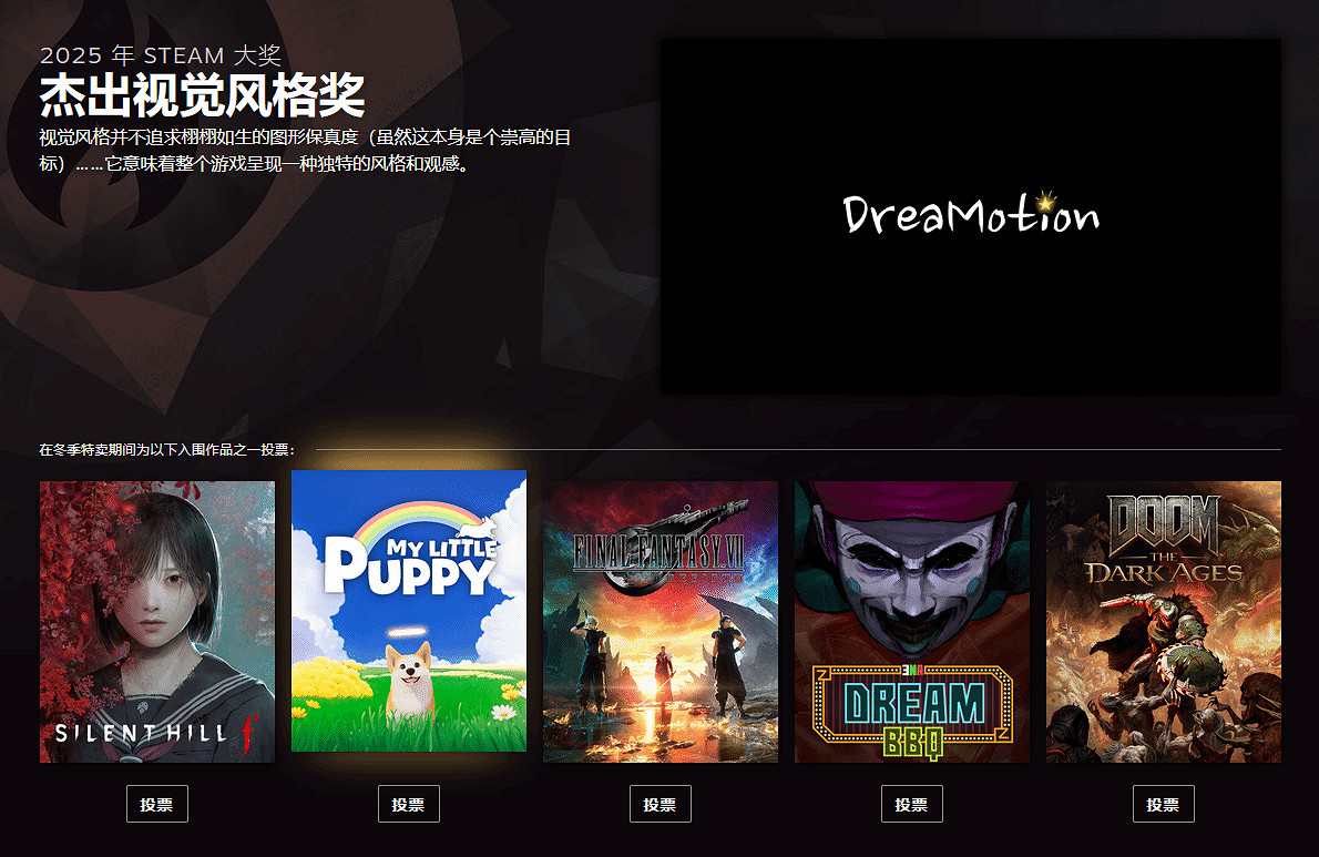 Steam大獎提名公開：《光與影》《天國拯救2》等入圍