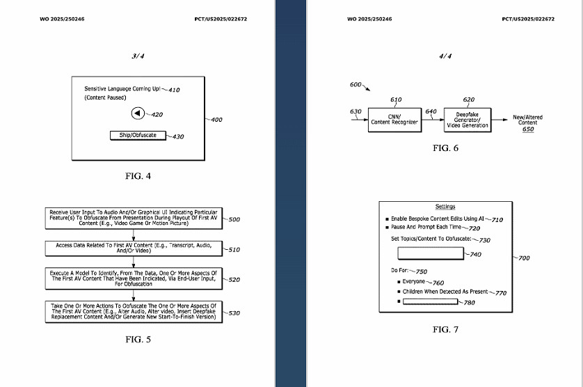 索尼新專利曝光：AI識別成人內容 降低場景激烈程度！