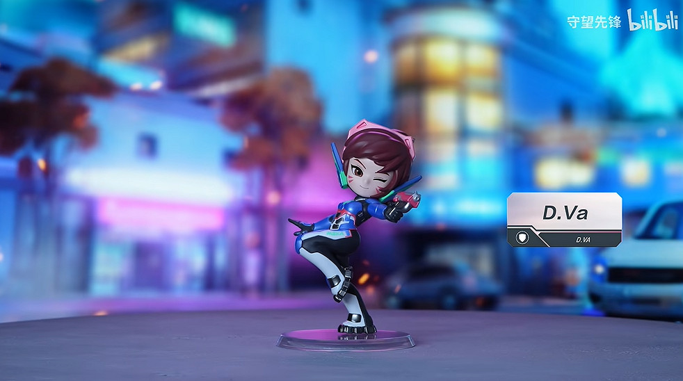 黑貓D.Va超可愛！《鬥陣特攻》x泡泡瑪特盲盒下周開售