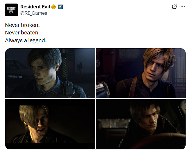 《生化》官方曬各代裡昂形象變化：青澀少年愈發成熟