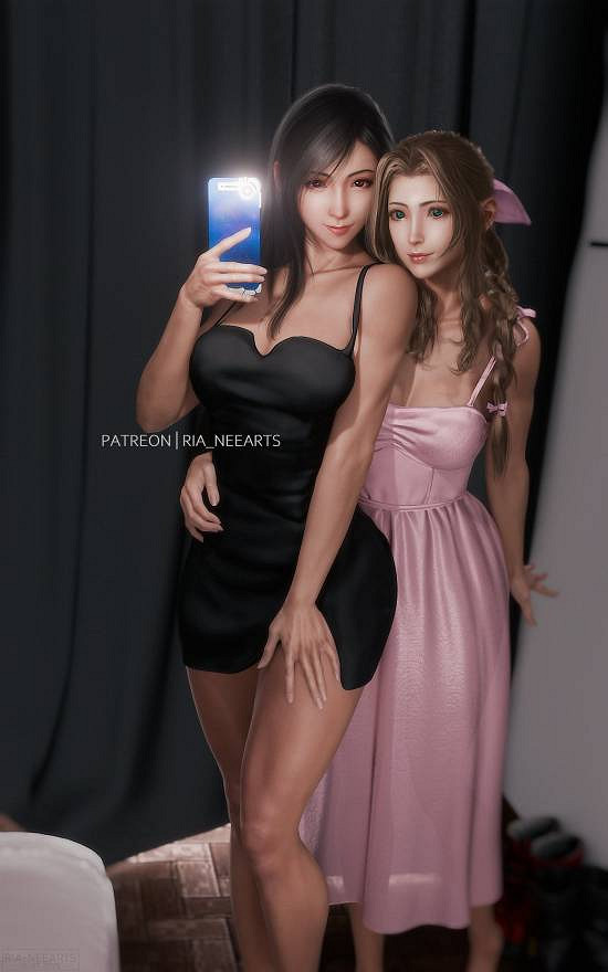 太可啦! 《最終幻想7》全新3D渲染圖:蒂法成甜點高手