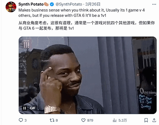 前Rockstar高層稱現在正是打破《GTA》壟斷的絕佳時機