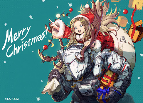 小蘿莉萌扮聖誕老人! 卡普空發布《虛實萬象》聖誕賀圖