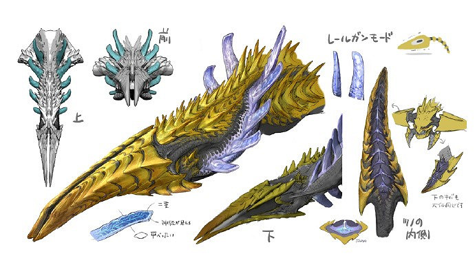 《魔物獵人：荒野》設計草圖公開：煌雷龍太帥了！