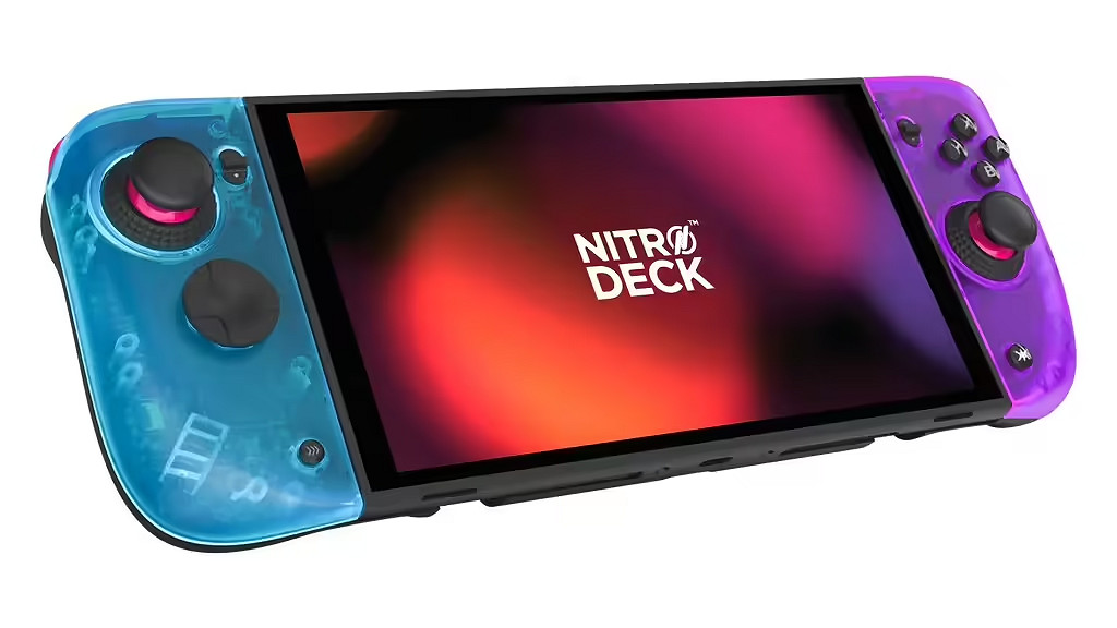 ‌Switch 2首款限量手把亮相 Nitro Deck 2半透明設計