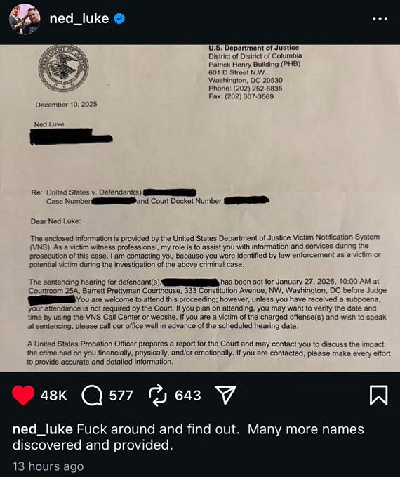 大快人心！騷擾《給他愛5》麥克配音演員的噴子被定罪