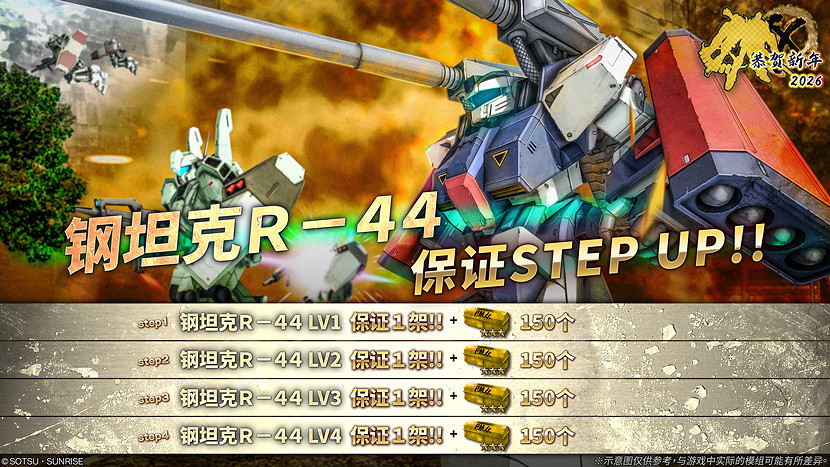 『機動戰士高達激戰任務2』決定舉辦「恭賀新年2026」！新機體「海盜高達X1全裝備型​」參戰!