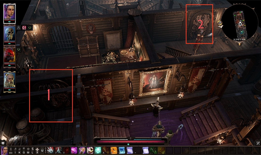 《神諭：原罪2》達莉絲的特等艙進入方法