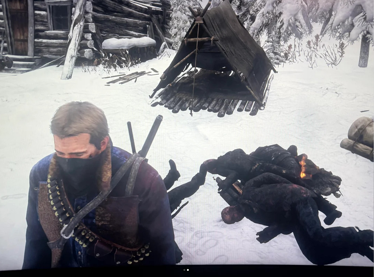 《大鏢客2》玩家迷惑行為:贏了戰鬥為何還要“焚屍”? 《大鏢客2》玩家迷惑行為:贏了戰鬥為何還要“焚屍”?