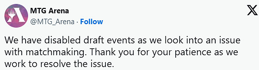 《魔法風雲會：競技場》因伺服器問題暫時禁用輪抽模式