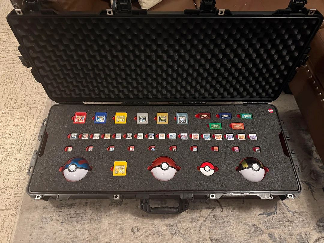 寶可夢玩家展示定製卡帶收藏包 稱末日來臨也完好保存 寶可夢玩家展示定製卡帶收藏包 稱末日來臨也完好保存