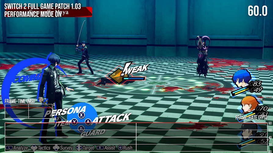 數毛社評NS2《P3R》新更新檔:運行流暢 硬體潛力待挖掘