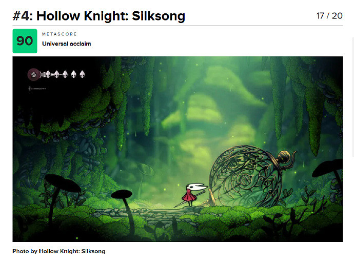 M站公開2025年最佳PC遊戲榜單：《光與影》僅排第三