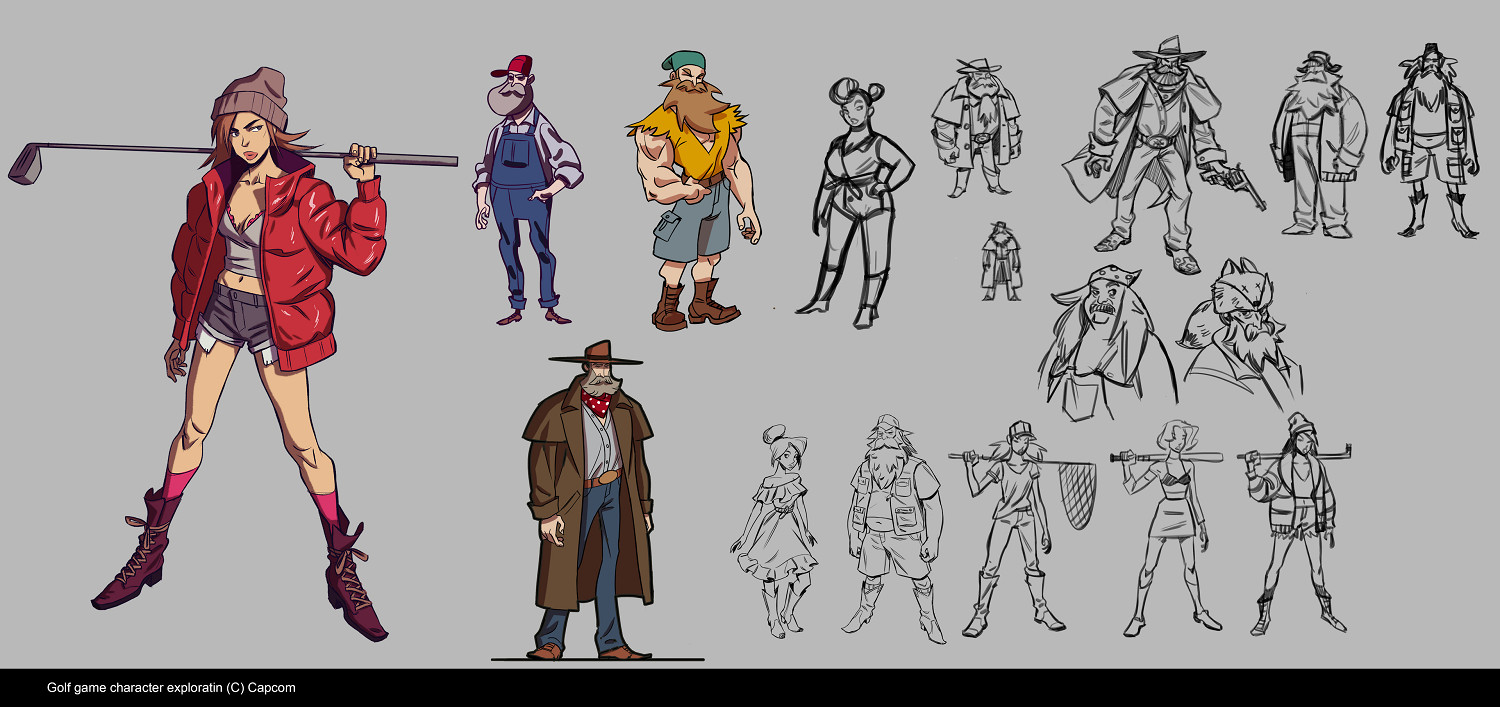 卡普空被取消作品概念藝術圖曝光：全明星大亂鬥遊戲！