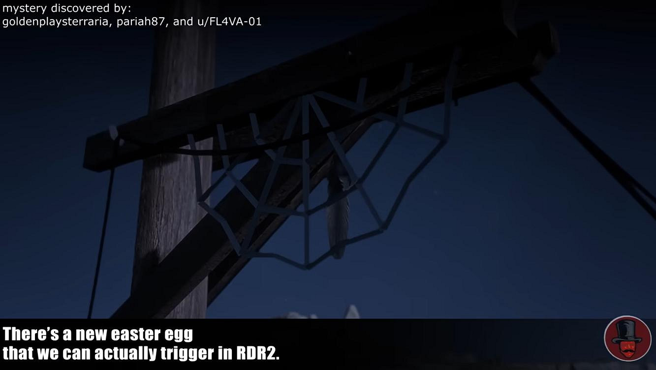 隱藏8年終現世 《荒野大鏢客2》蜘蛛網絕密彩蛋破解