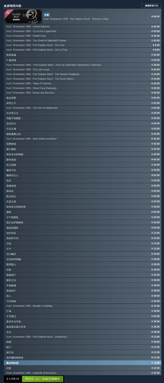 《獵殺對決》天價DLC嚇退路人 網友熱議遊戲切割售賣