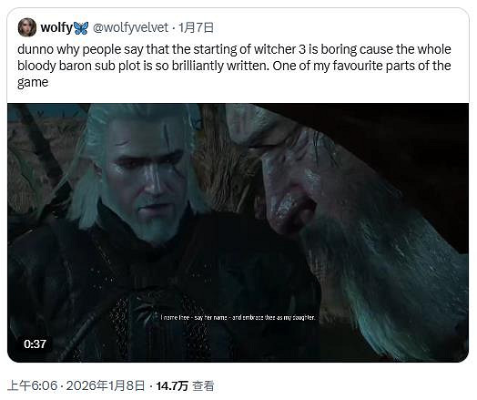 《巫師3》「血腥男爵」任務設計者 曾害怕把遊戲搞砸