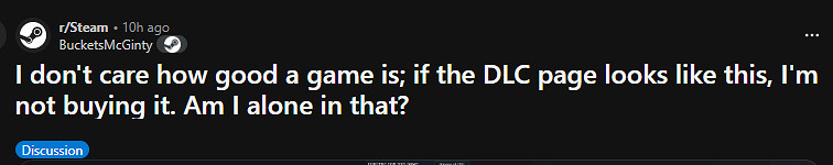 DLC太多直接被勸退？玩家熱議：遊戲再好玩也不會買