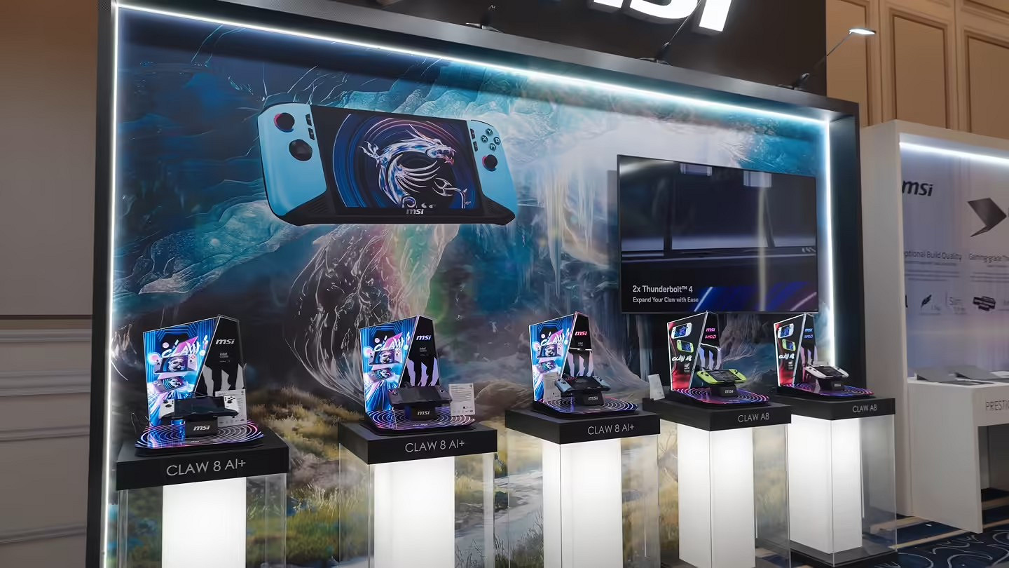 微星Claw 8 AI+掌機推出全新個性配色:冰河藍/虛空紫 微星Claw 8 AI+掌機推出全新個性配色:冰河藍/虛空紫
