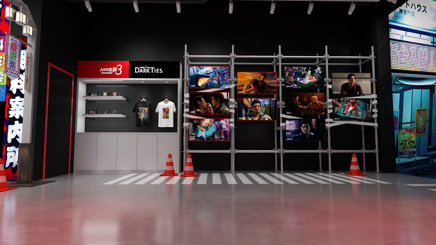 桐生一馬與峰義孝魔都巔峰相會!《人中之龍極3》發售紀念見面會及限時快閃活動空降LaLaport上海金橋