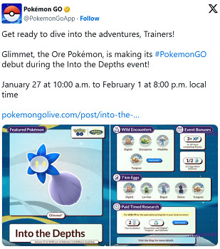 《寶可夢GO》2026年1月新活動將引入第九世代寶可夢