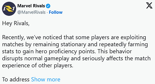 《漫威爭鋒》新增對戰檢測系統並調整熟練度機制！