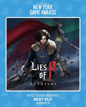 《P 的謊言：序曲》榮獲第 15 屆紐約遊戲大獎 “最佳 DLC”