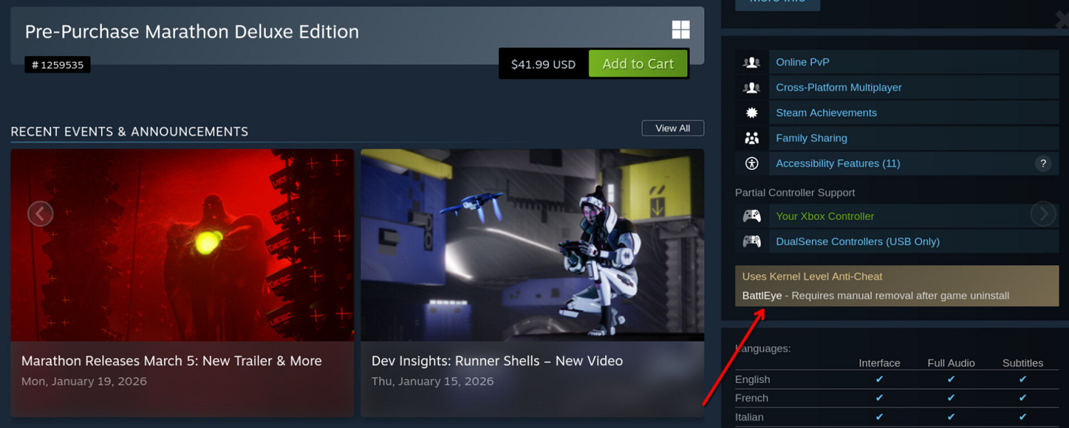 3.8%玩家遭排除？《馬拉鬆》反作弊系統封殺Linux相容